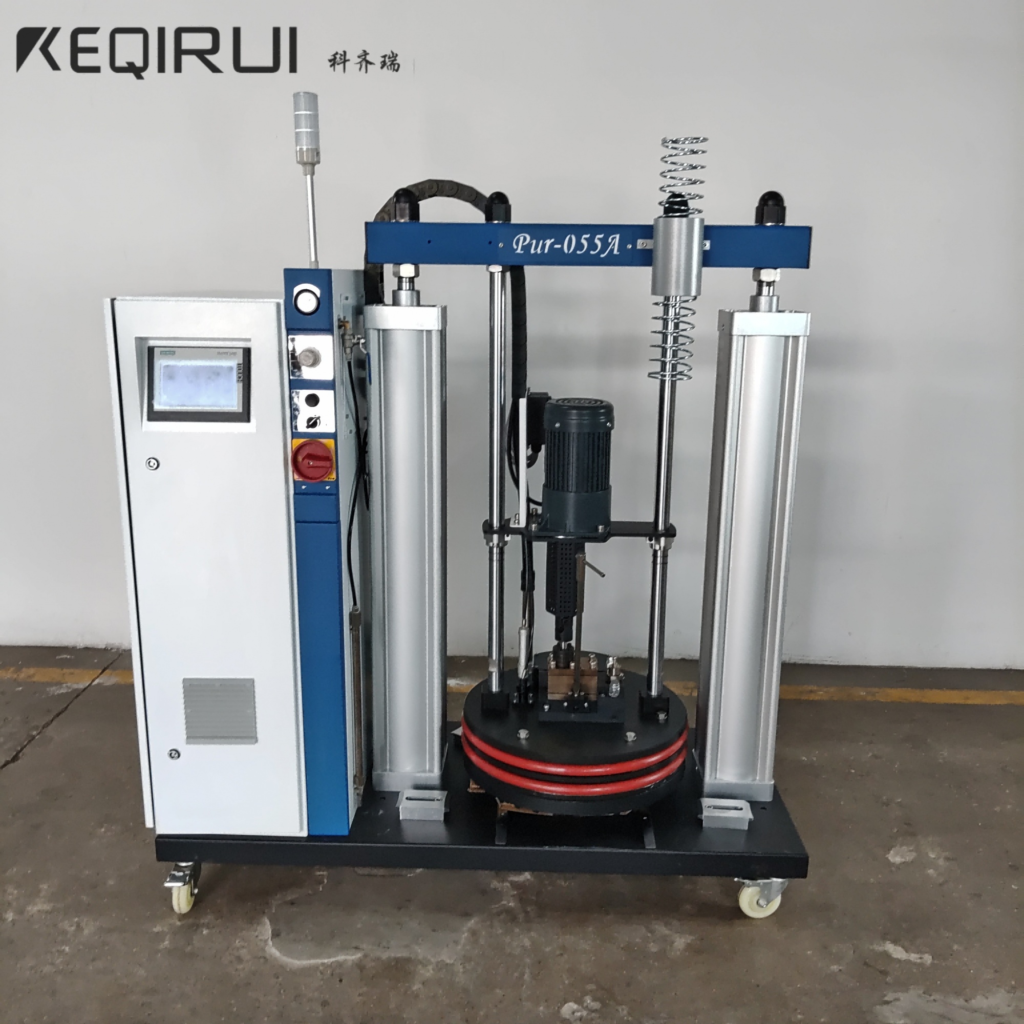 PUR-055A Hot Melt Adhesive Mechanical Single Press Plate with 200kg Large Capacity Mechanism