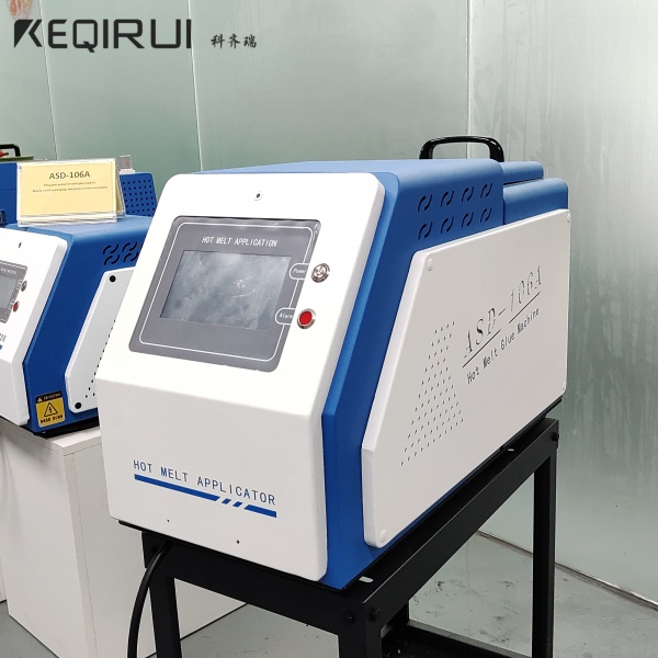 Hot Melt Glue Machine for Leather Textile Electric Touch Screen Easy Operation for Beverage Industry Wood Packaging Gear Core