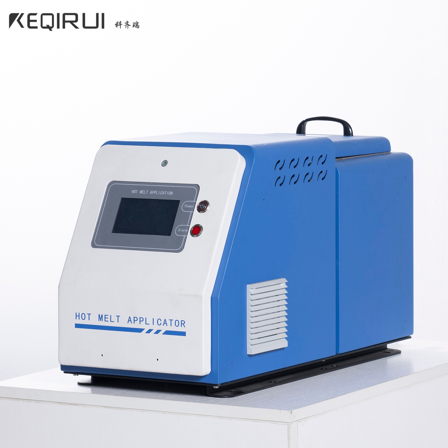 ASD-106A The hot melt adhesive machine's large-capacity gear pump delivers adhesive steadily.