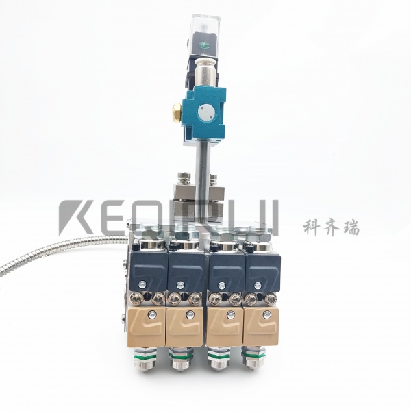 8502925 Hot melt glue gun with four modules compatible with Nordson