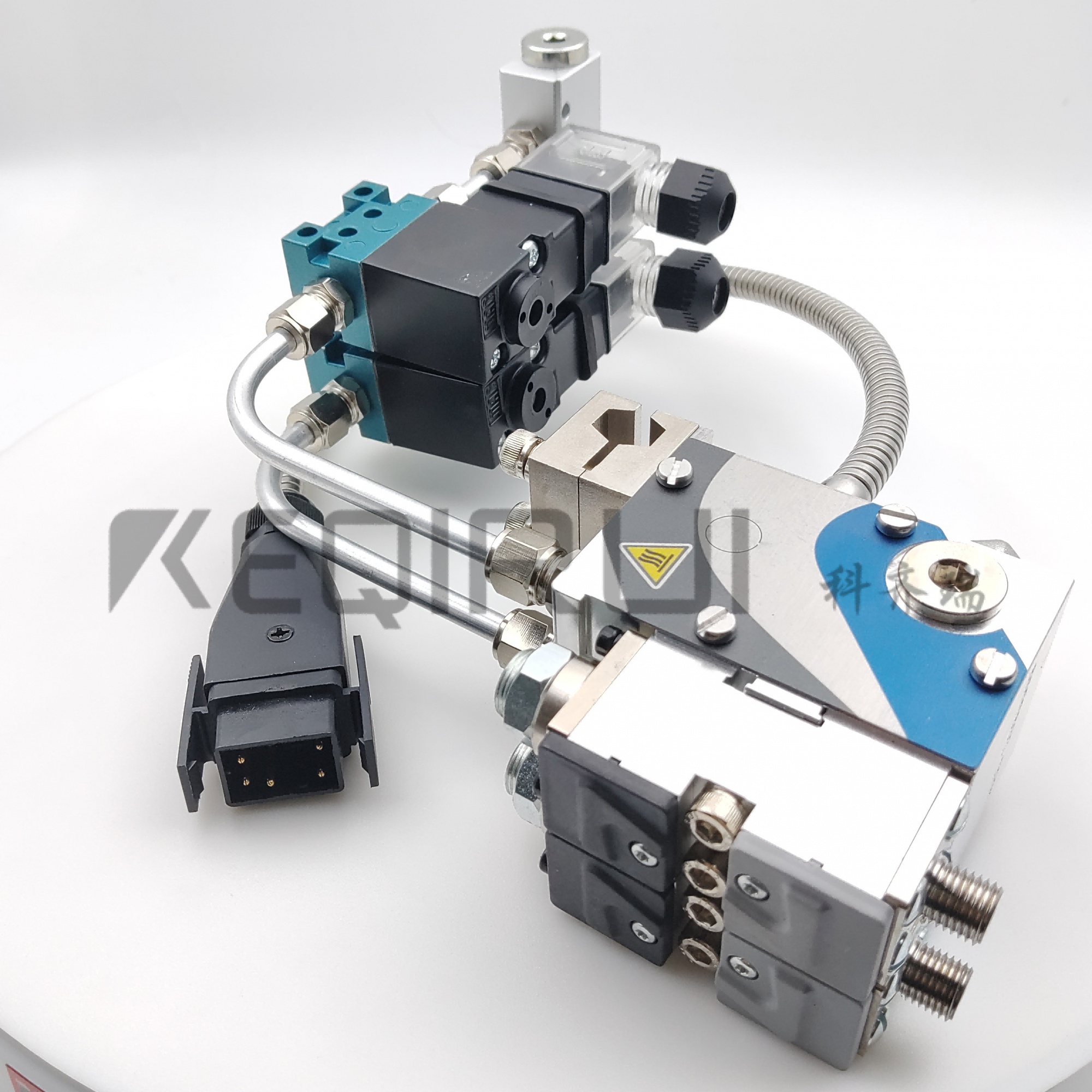 8509832 Irregularly Shaped Hot Melt Glue Gun Dual Module Compatible with Robatech