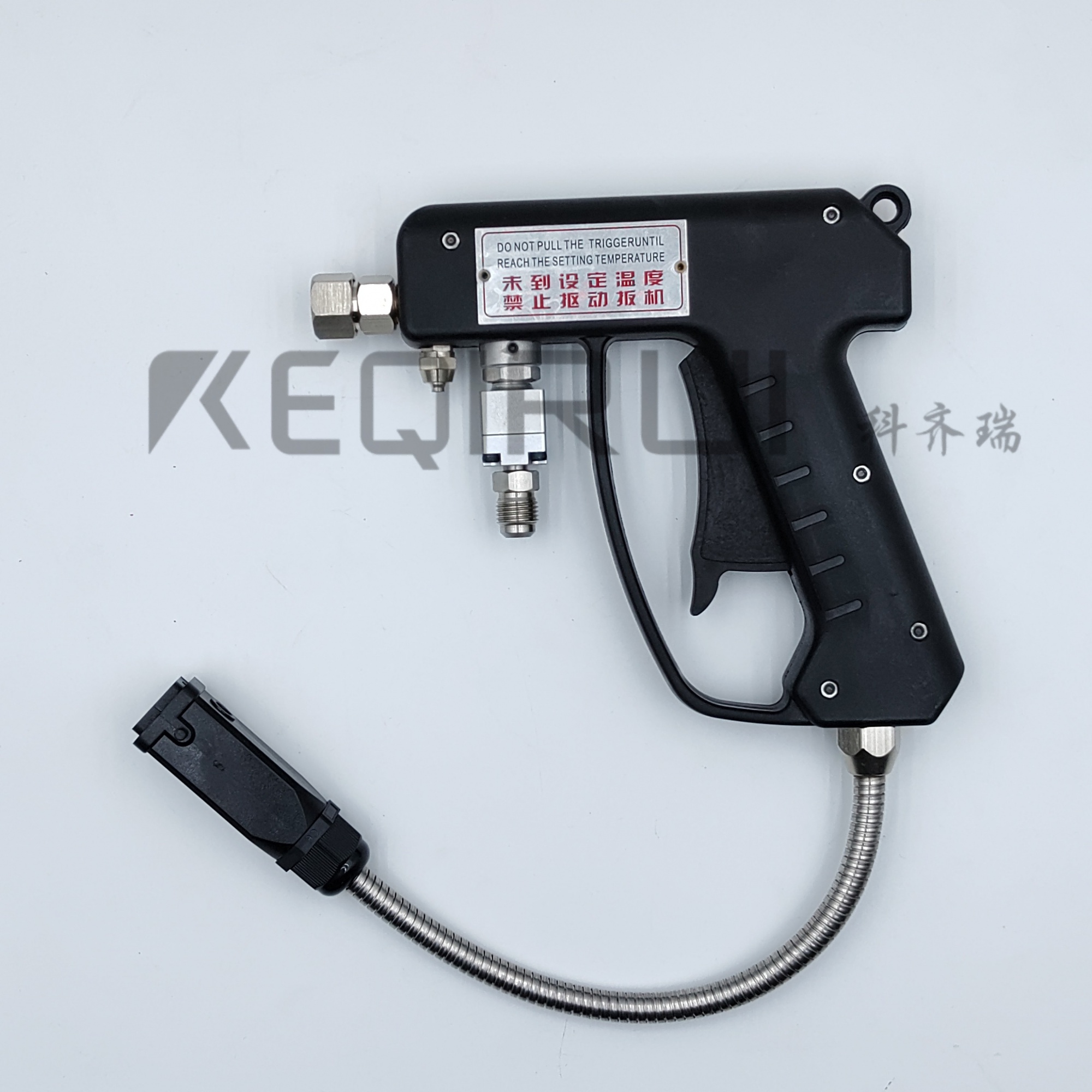 Hot melt glue machine manual glue gun spiral nozzle compatible with Nordson