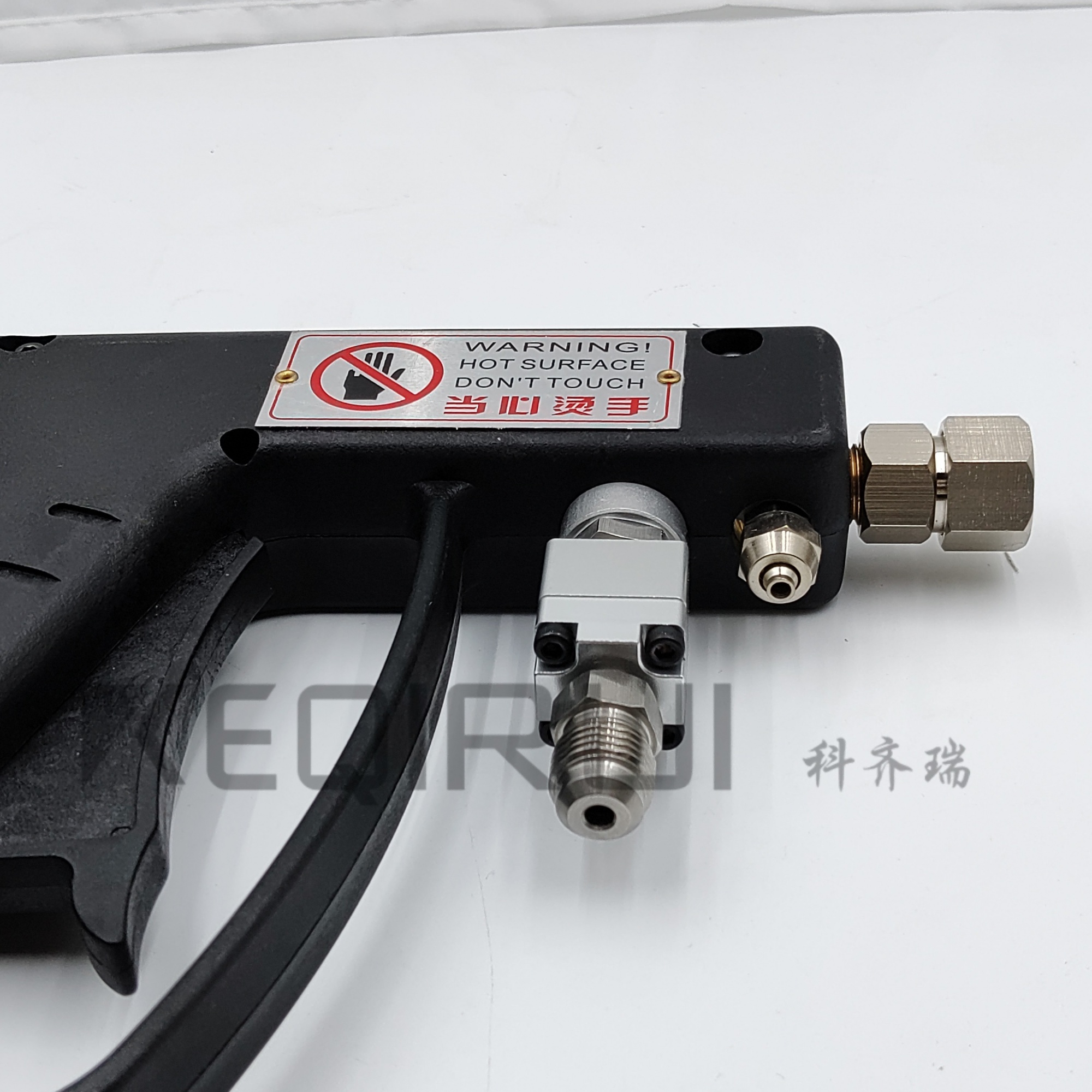 Hot melt glue machine manual glue gun spiral nozzle compatible with Nordson