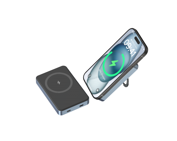 Slim Magnetic Powerbank with holder