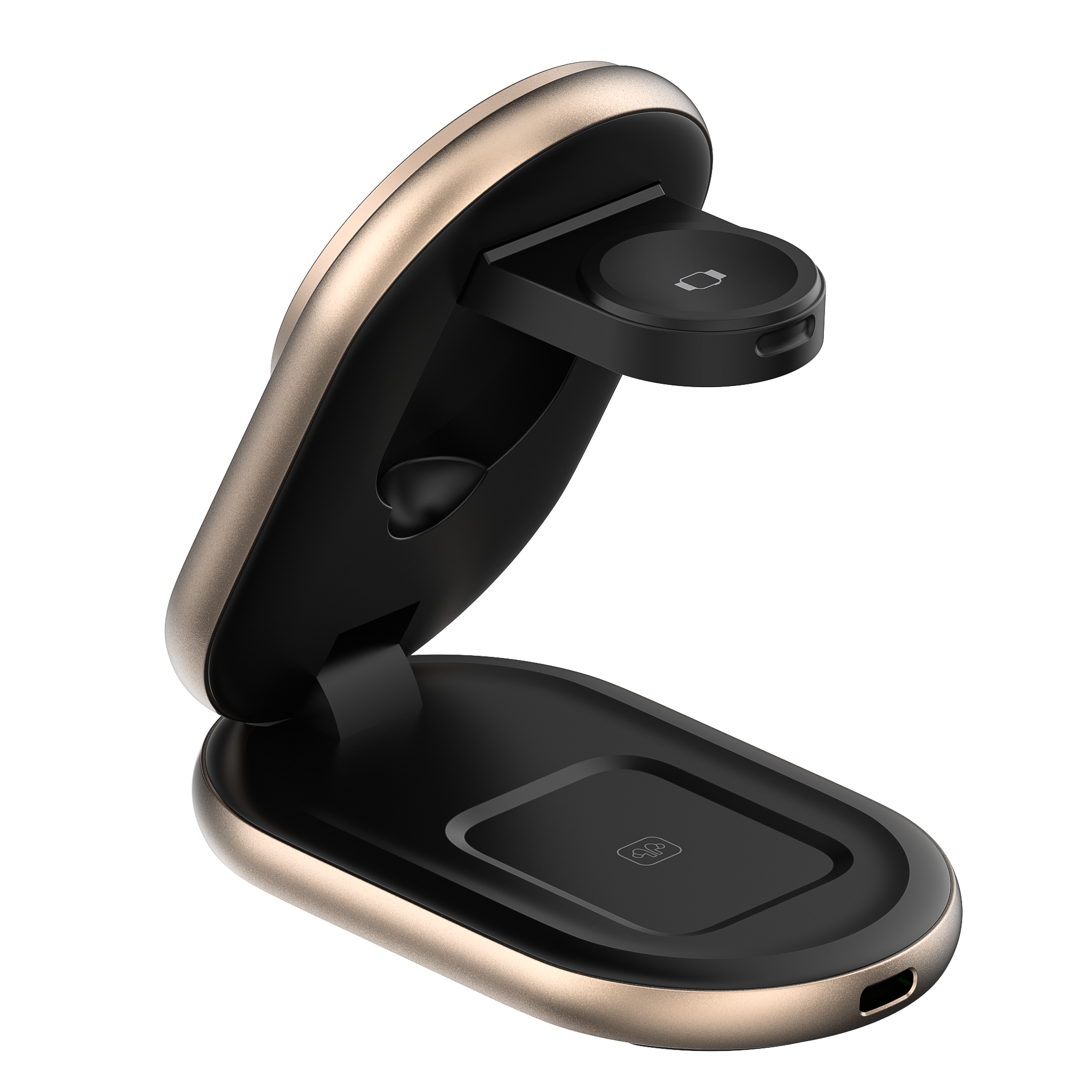 Qi2.2-25W 3-in-1 Folding wireless charging