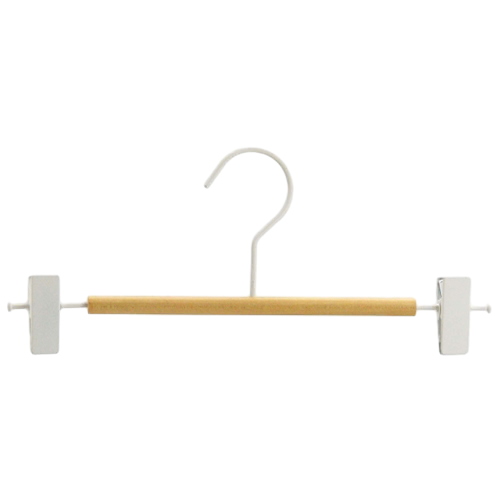 Natrual White Metal Wood Trousers/Skirt Hanger
