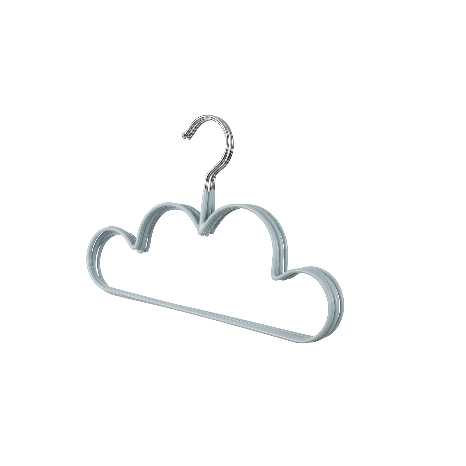 Cute Cloud PVC Coated Metal Kids Hanger