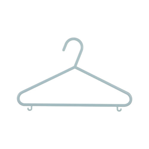 Colorful Value Pack Plastic Hangers for Baby Clothes