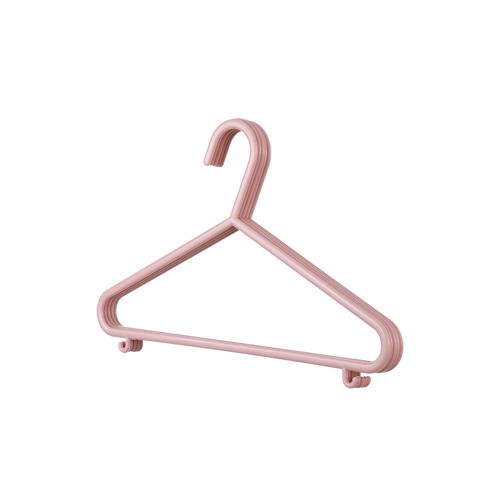 Colorful Value Pack Plastic Hangers for Baby Clothes