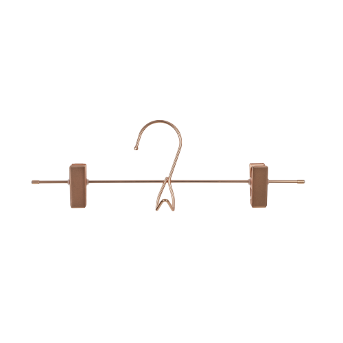 Cooper Wire Metal Trousers/Skirt Hanger with Movable Clips