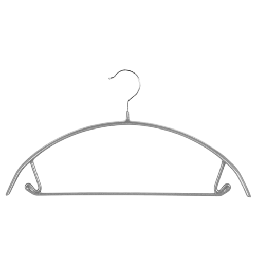 PVC Coated Wire Clothes Hanger with Notches