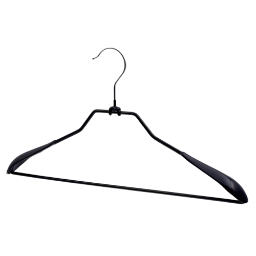 Non-slip Wide Shoulder PVC Coated Wire Hanger for Clothing