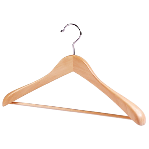 Wooden Wide Shoulder Coat Hanger