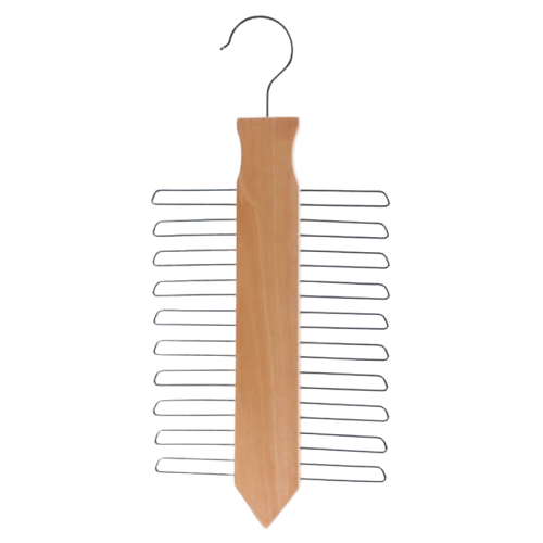 Multi Layer Wooden Tie Hanger