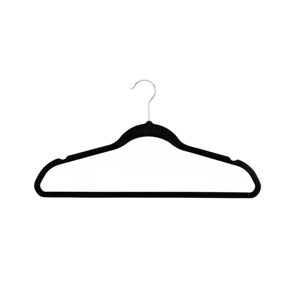 Flocking Plastic Hanger for Clothing