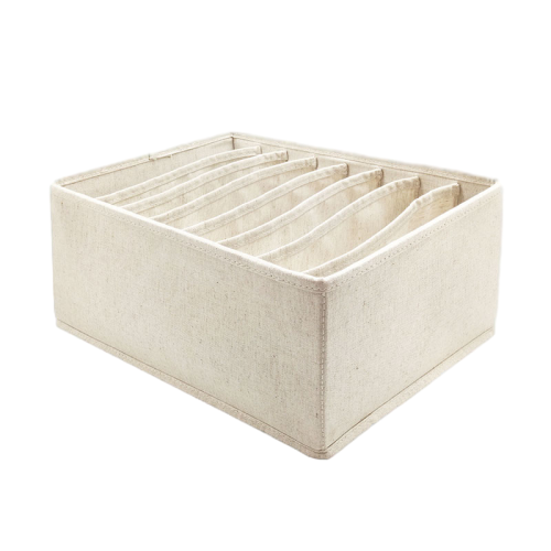 Foldable Poly-cotton Fabric Storage Boxes & Bins