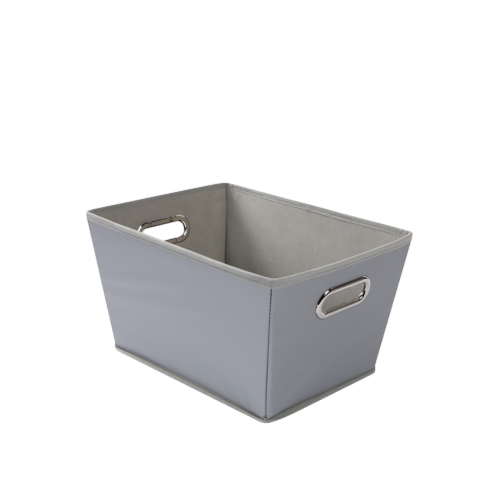 PEVA Fabric Storage Box with Handles for Clothes and Toys