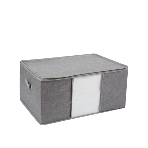 Faux linen bedroom storage