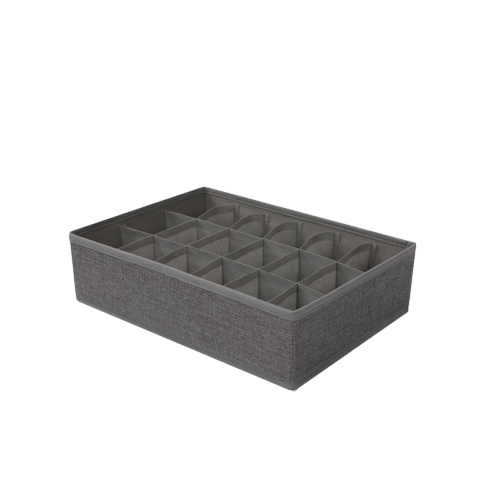 Multi-function Faux Linen Drawer Organizer