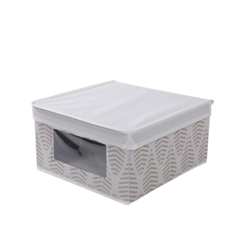 Foldable Polyester Storage Box Organizers with Visible Window