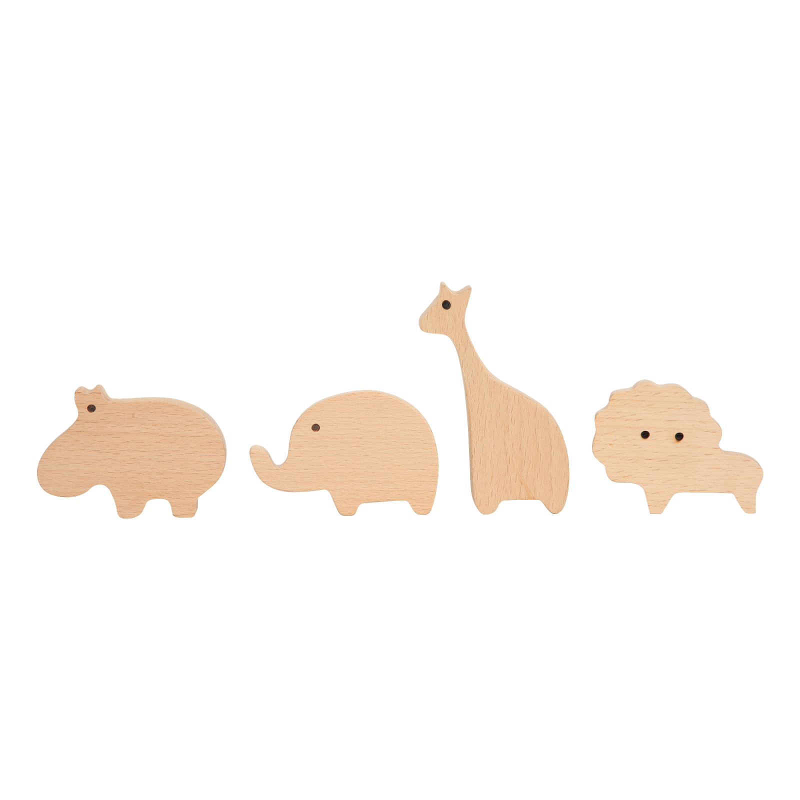 Cute Cartoon Animal Wall Set of 4-pcs Hook