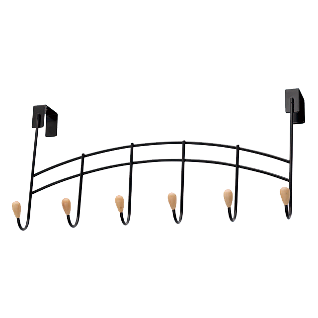 Homewear Over Door Metal 6-Hooks