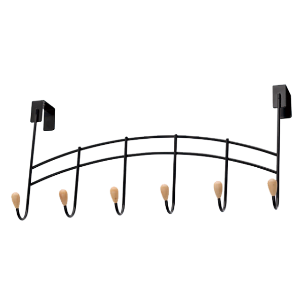 Homewear Over Door Metal 6-Hooks