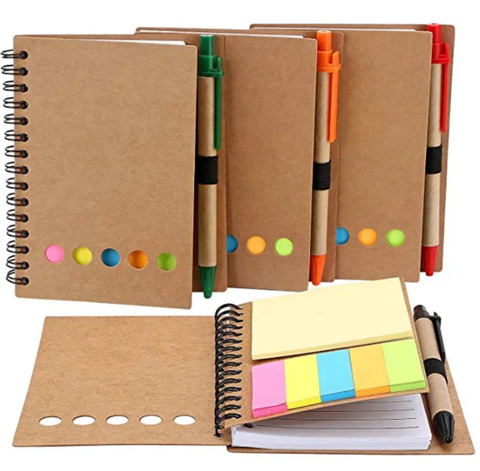 Notebook With Sticky