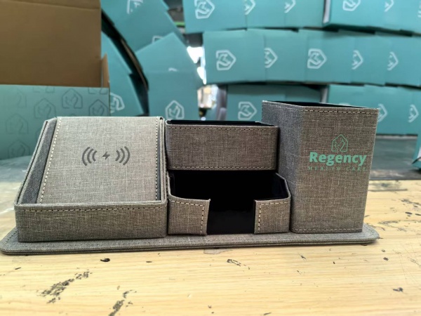 Desk Organizer with Custom Box