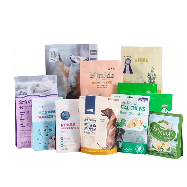 Pet food packaging