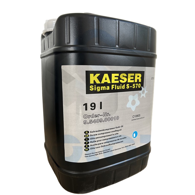 kaeser screw air compressor special synthetic oil sigma fluid s-570