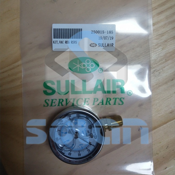 Sullair air compressor pressure gauge 250015-185