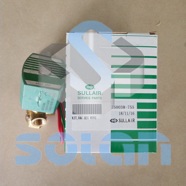 Sullair air compressor unloading solenoid valve 250038-755