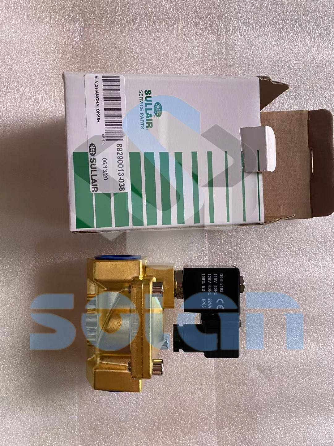 Sullair screw air compressor electromechanical magnetic valve 88290013-038