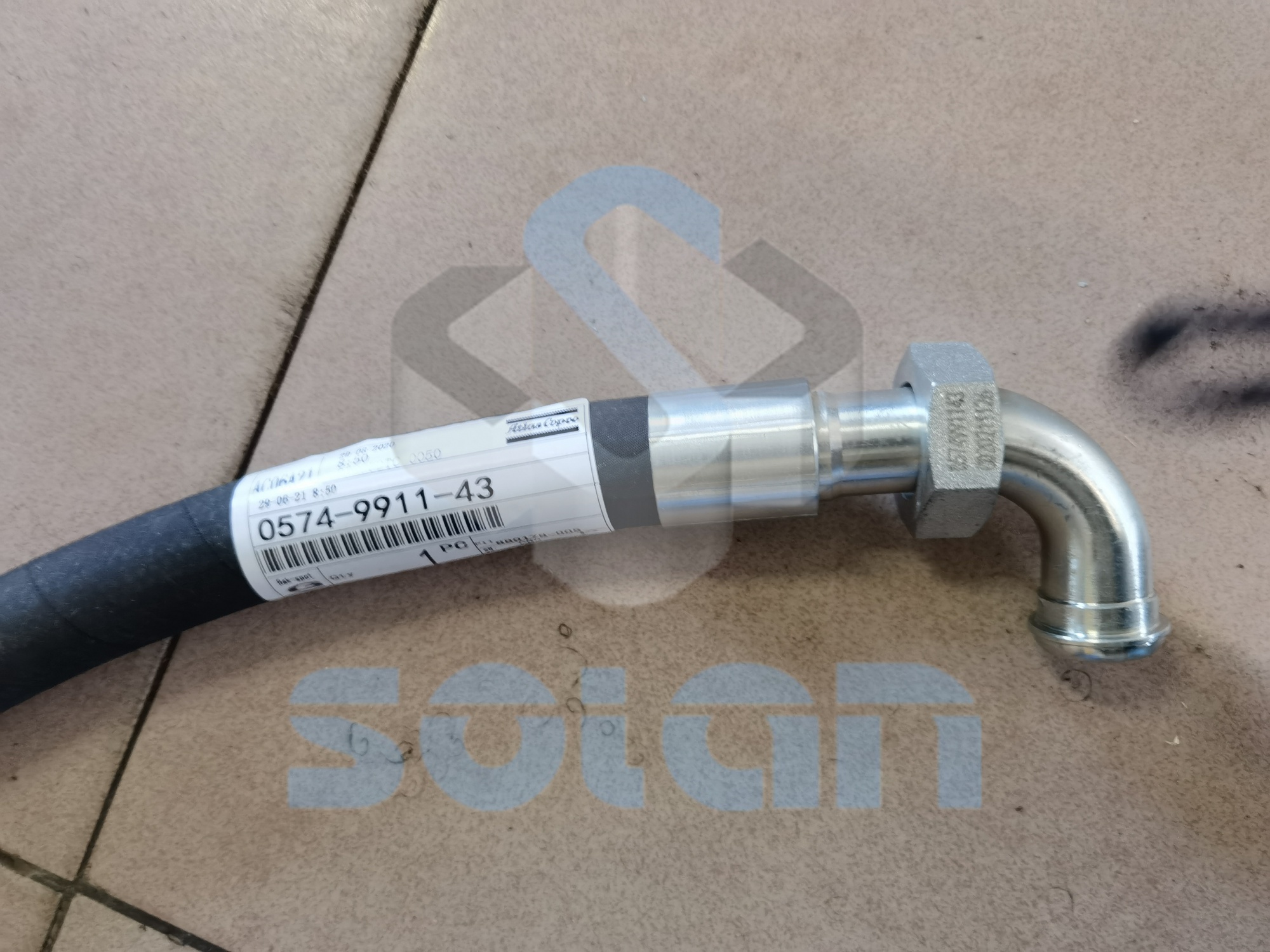 Atlas screw air compressor oil pipe 0574991143