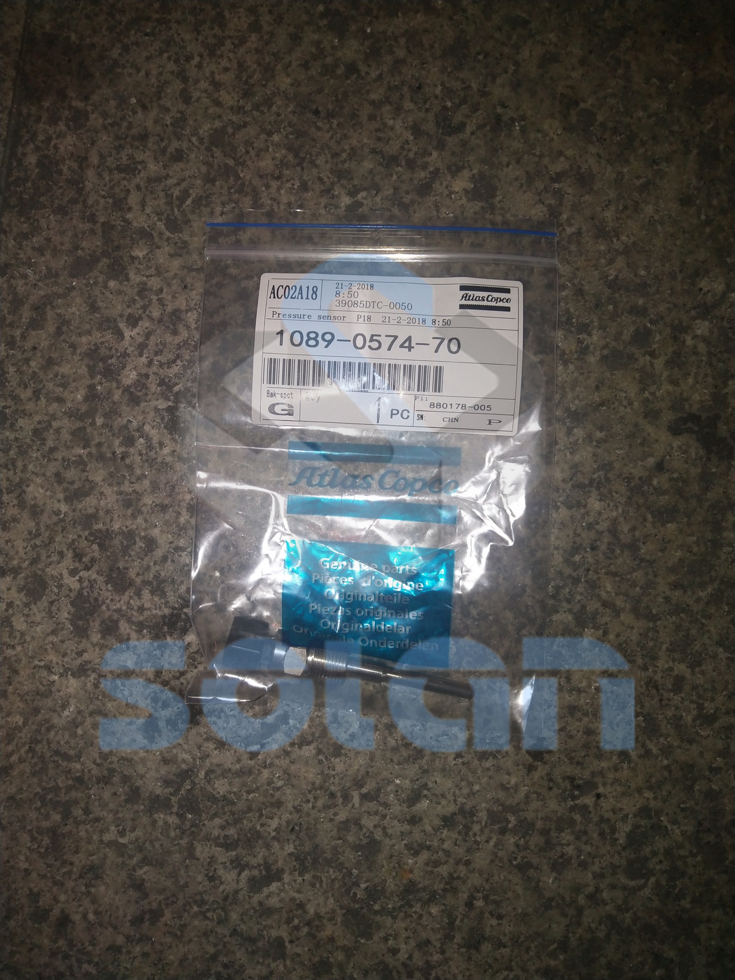 Atlas screw air compressor temperature sensor 1089057470