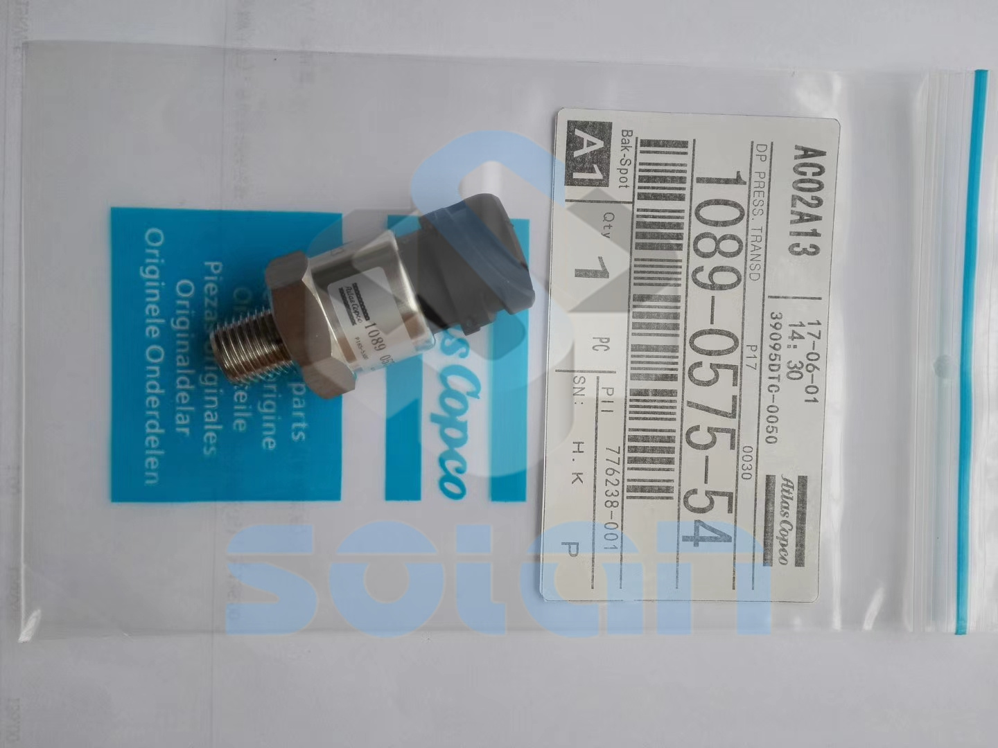 Atlas Copco screw air compressor sensor 1089057554