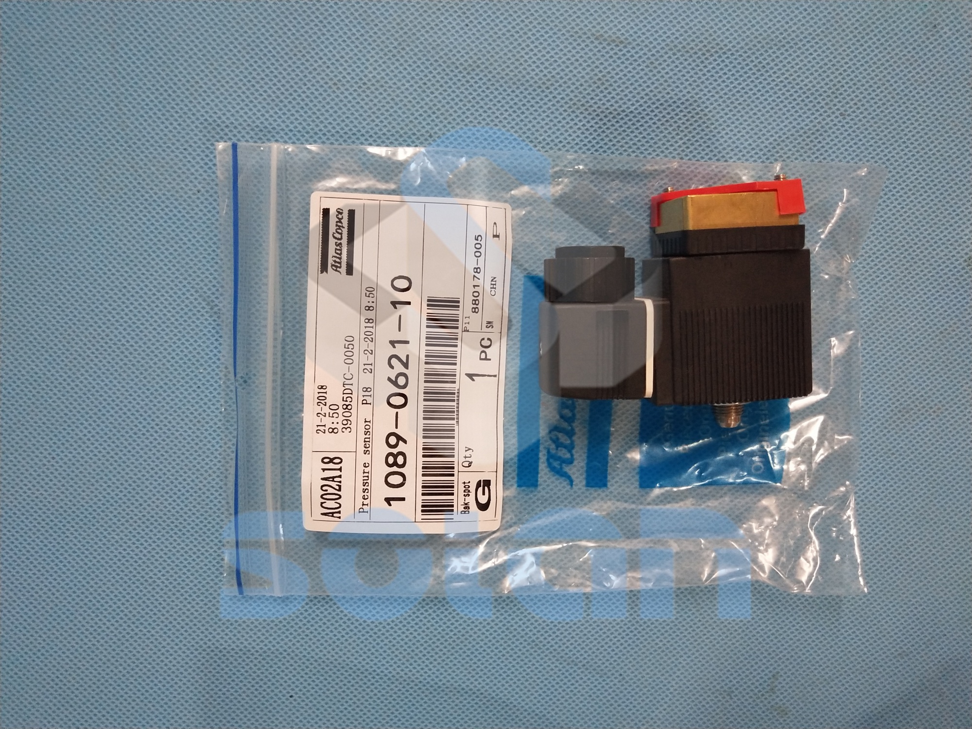 Atlas screw air compressor electromechanical magnetic valve 1089062110