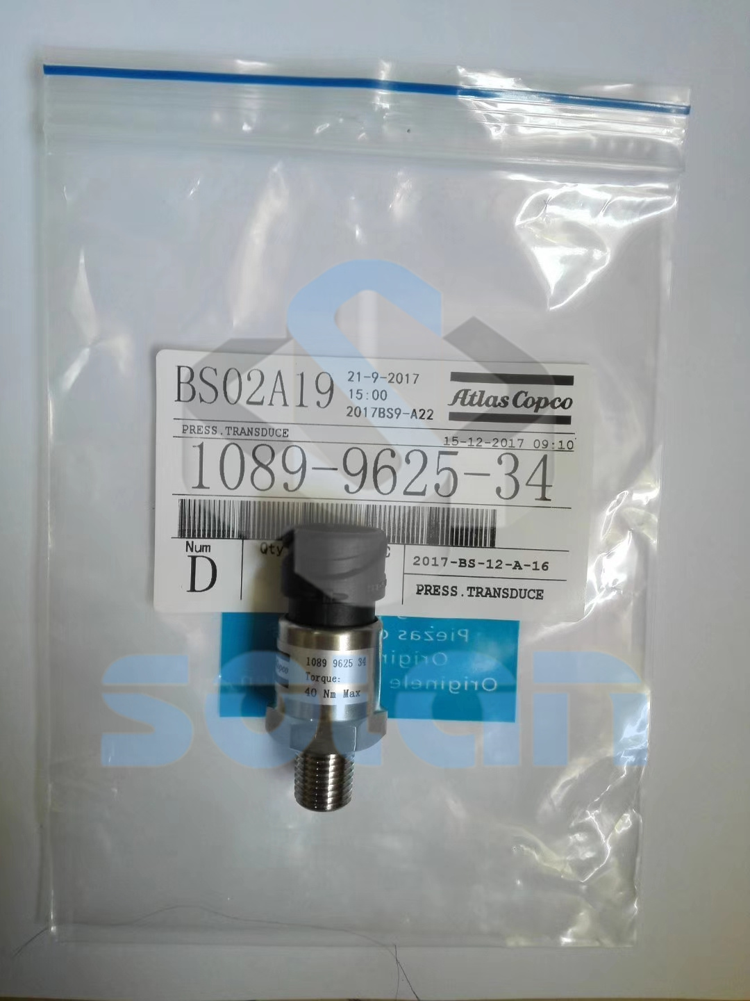 Atlas screw air compressor sensor 1089962534