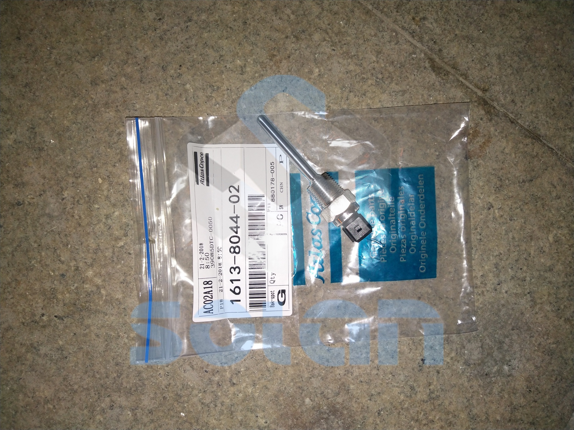 Atlas Copco screw air compressor sensor 1613804402