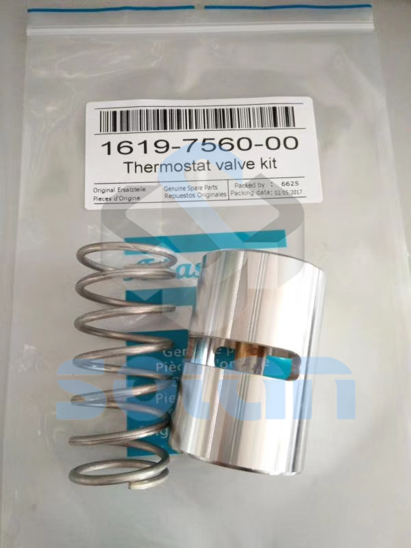 Atlas Copco screw air compressor temperature control valve core 1619756000