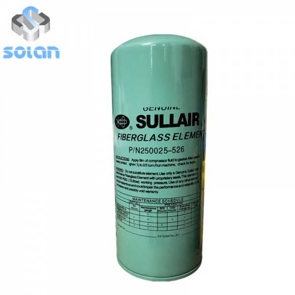 Sullair screw air compressor special oil filter 250025-526