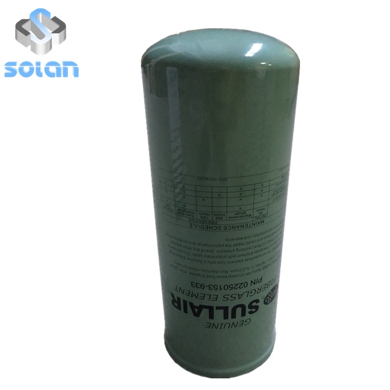 Sullair screw air compressor special oil filter 02250153-933