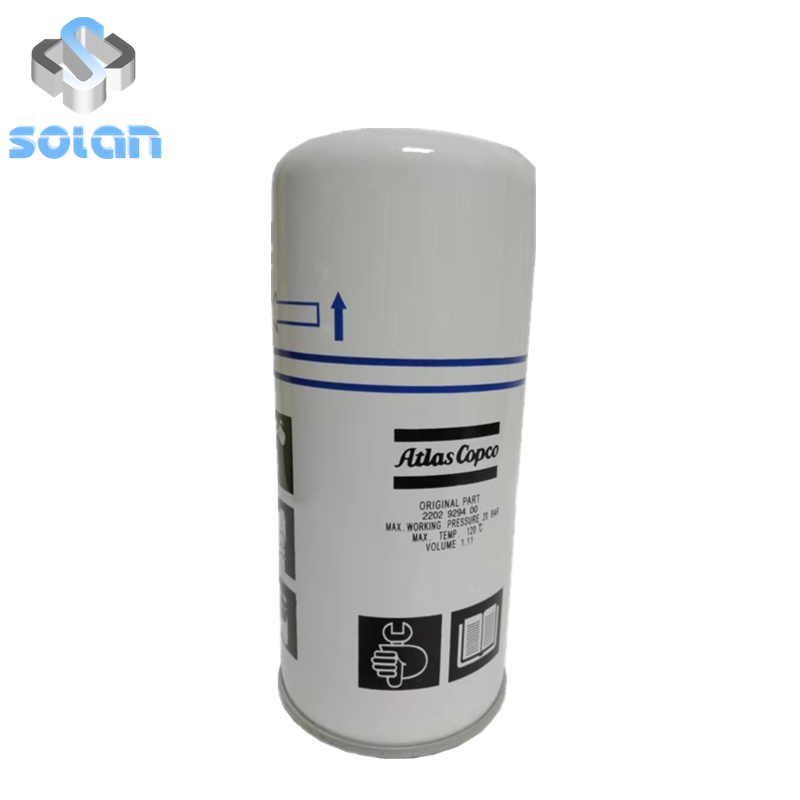 Atlas Copco screw compressor oil content 2202929400