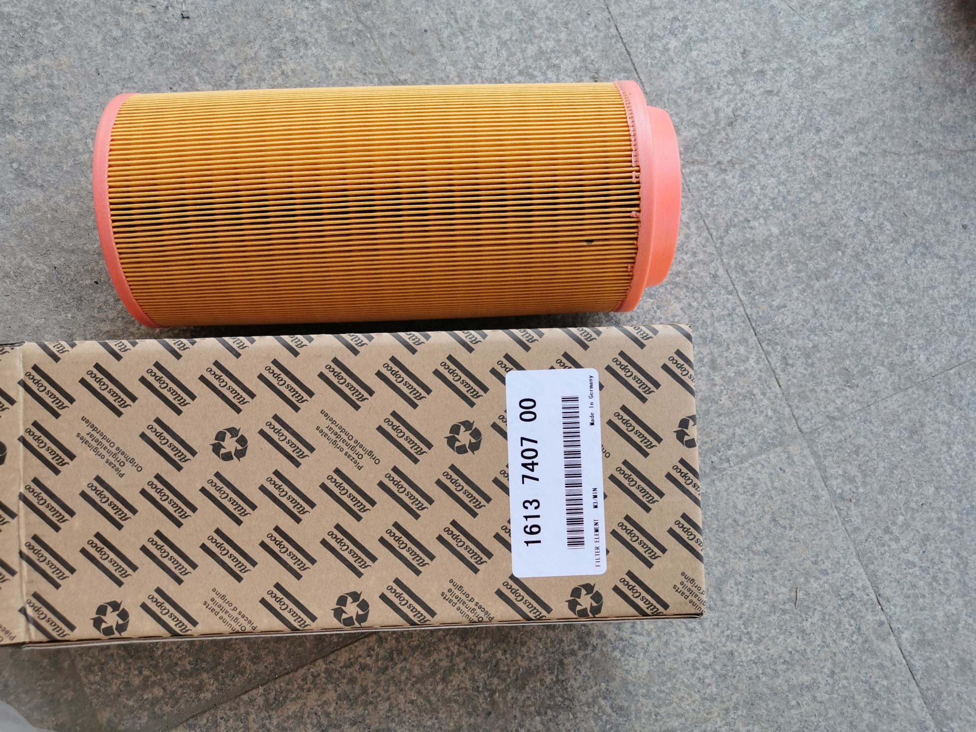 Atlas Copco screw air compressor special air filter 1613740700