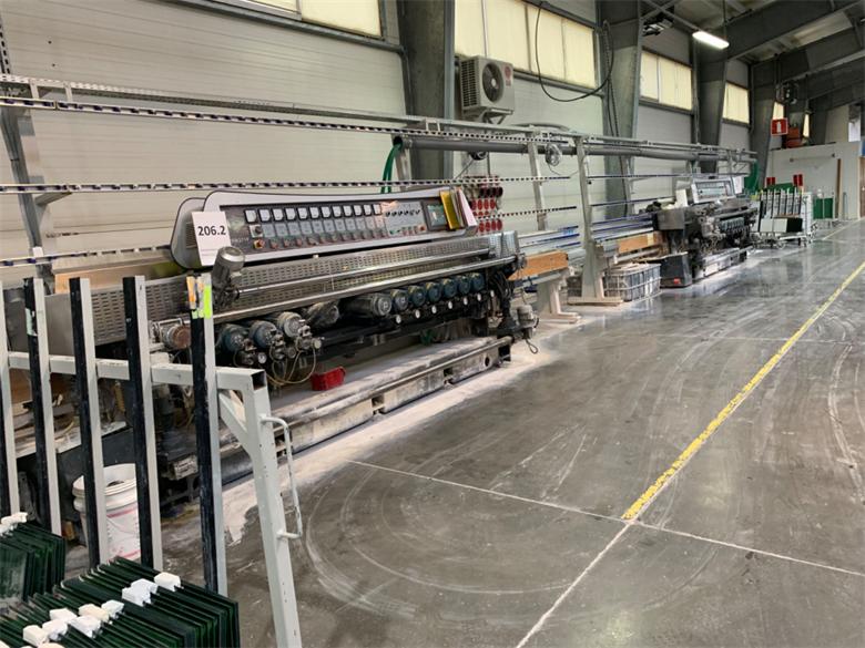 Poland customer factory FXM371 beveled edge machine 1