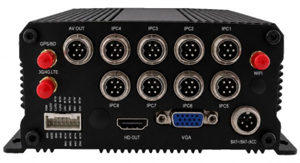 V92-4GW 4-CH Mobile NVR 4G GPS WIFI  1080P IPC IP Camera Dual SD HDD MNVR