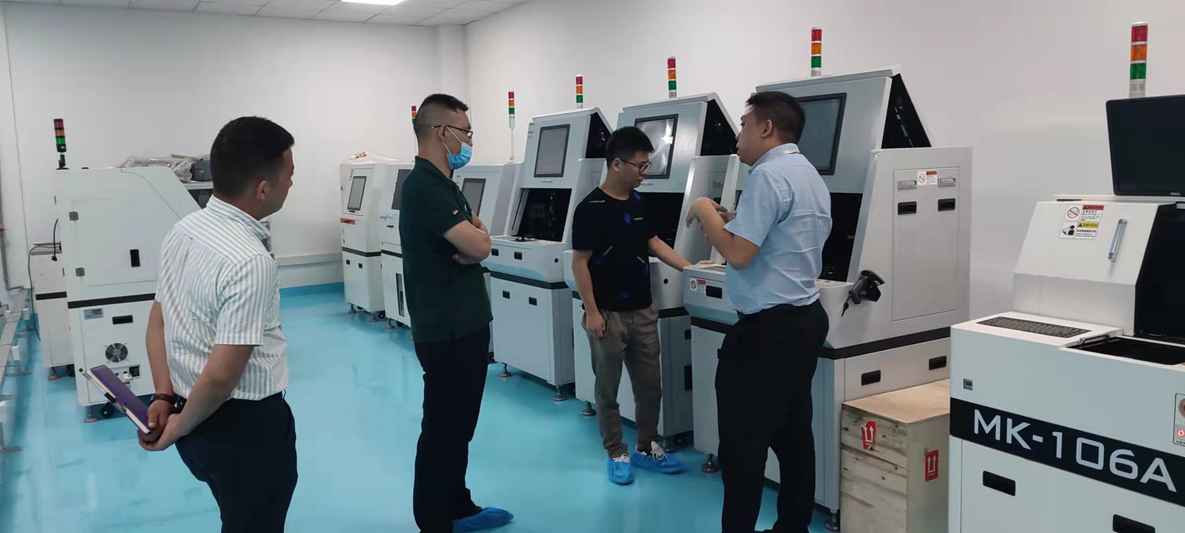 热烈欢迎！客户不辞千里之遥亲临公司考察指导