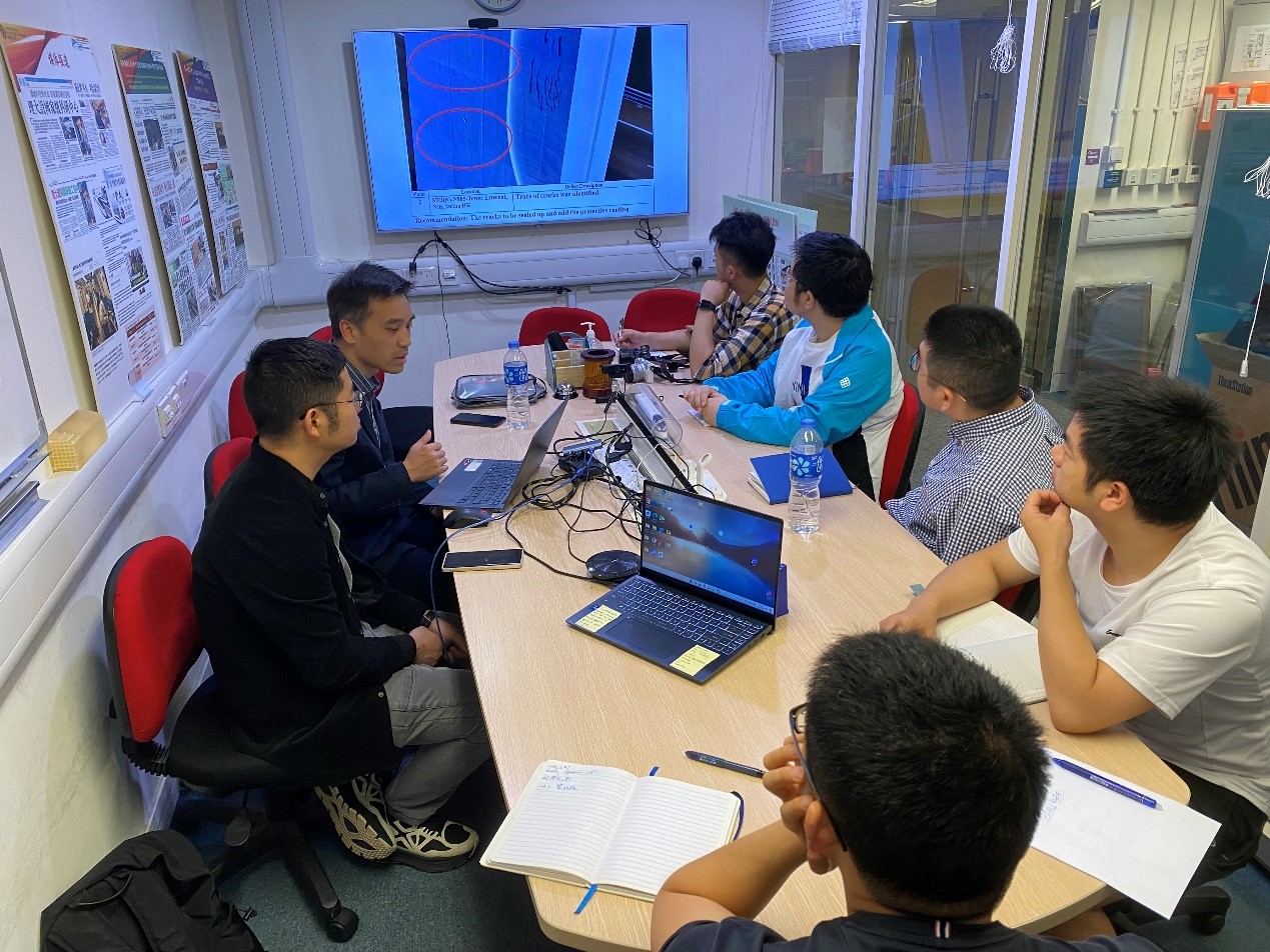 A meeting between TRS project members and Prof. Xin Li from Zhejiang University