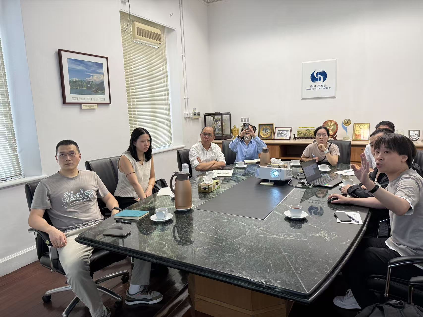 Progress Meeting with The Hong Kong Observatory